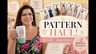 Grab Your Favorite Drink Let s have a McCall s PATTERN HAUL 2 Bonus Patterns