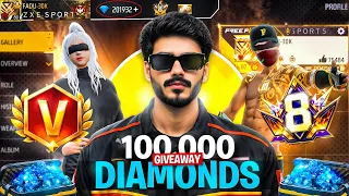 1 LAKH DIAMONDS GIVEAWAY - FREE FIRE COMEBACK