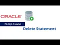 10 Delete Statement in Oracle