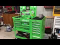 US General 5 drawer cart with side cabinet