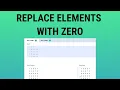 REPLACE ELEMENTS WITH ZERO FOUNDATION EXAM - 4 CCBP