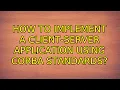 How to implement a client-server application using CORBA standards