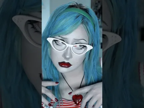 ghoulia yelps makeup🩵 she’s so autistic coded which explains why she was always my favourite hehe!