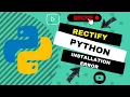 How to install Python in Windows11 Python not recognized error Python not found error