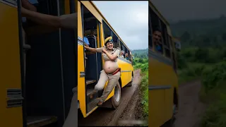 Pregnant Police Officer Rescued After Slipped From Bus Rescue Bus Indianpolice Pregnant Ips 