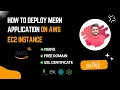 Deploy MERN stack application on AWS EC2 instance in tamil Step by Step guide