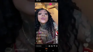 kaaybrazy twerking on ig live
