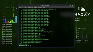 Linux Chad Counting Lines of Code