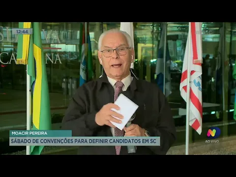 Sábado de convenções para definir candidatos em SC