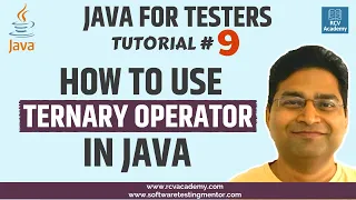 Java for Testers - What is Ternary Operator in Java