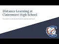 A Guide To Distance Learning at CHS