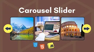 Build a Carousel Slider with JavaScript Bangla Tutorial