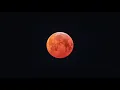 January 2019 lunar eclipse time lapse Entire event from start to moonset 4K resolution