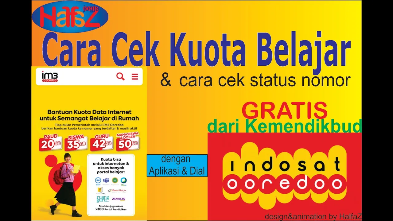 3 CARA CEK KUOTA INDOSAT TERBARU 2021