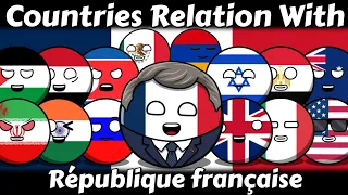 France's Relations with Other Countries 🇫🇷🥐 #countryballs