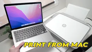 How to Setup HP Deskjet Printer With Mac Computer to Print Scan over Wi-Fi