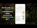 How to make any Android smartphones or tablets automatically Scroll or Click for you