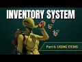 Build a Scalable Inventory System Part 6 Using Items Unreal Engine 5 Tutorial