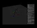 Natural Language Robotic Control Cube Stacking Task MuJoCo Simulation