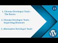Learning Google Chrome Console On Wordpress Website