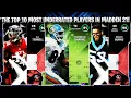 THE TOP 10 MOST UNDERRATED CARDS IN MADDEN 21 MADDEN 21 ULTIMATE TEAM