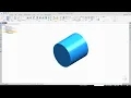 How to make a Cilinder In Solid Edge Tutorial