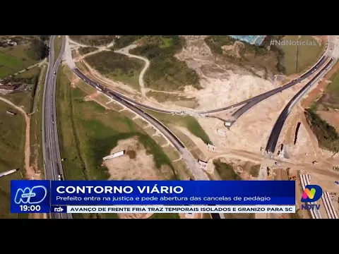 Contorno Viário: prefeito entra na Justiça e pede abertura das cancelas de pedágio