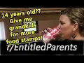 - 14 years old Give me grandchildren for more food stamps