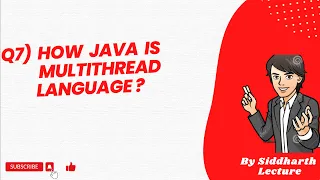 Why java is Multithread language Java Features Java Siddharth Lecture