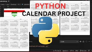 How to create GUI calendar using python GUI