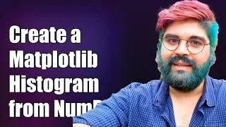 How to Create a Matplotlib Histogram from NumPy Histogram Output