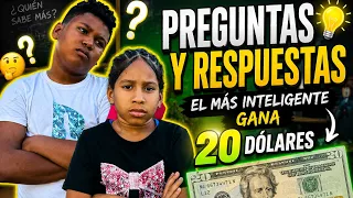     El Más Inteligente Gana 20 Dólares 💵🧠 