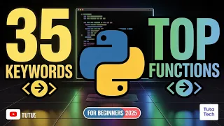 35 Python Keywords Most Used Functions Python Tutorial for Beginners Tuta Tech