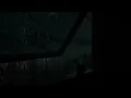 Dark Room & Heavy Rain Outside the Window | Calm Atmosphere for Deep Rest