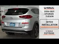 2016-2021 Hyundai Tucson U-Haul Trailer Hitch Installation CQT75836