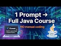 Build a Java Crash-Course Learning Portal Using ONE Cursor Prompt Step-By-Step