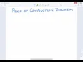 Proof of Convolution Theorem