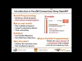 Intro to Parallel Programming for Shared Memory Machines