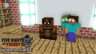 Monster School : FNAF HORROR ESCAPE CHALLENGE  - Scary Minecraft Animation