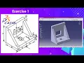CATIA V5 BASIC 3D SOLID MODELLING PART DESIGN - EXERCISE 1