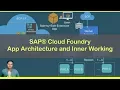 Learn SAP BTP Architecture SAP Cloud Foundry App Architecture