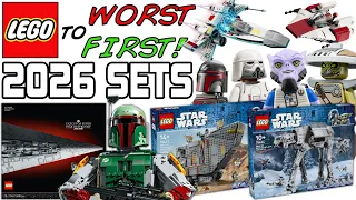 EVERY LEGO Star Wars 2026 Set RANKED Worst to First!