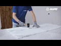 Tiling natural stone using Mapei Tile Adhesive Keraquick Maxi S1 white