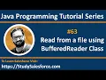 63 Java How to read content of a file using BufferedReader in java by Sanjay Gupta