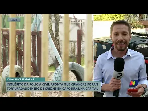 Polícia conclui inquérito e indicia 2 pessoas no caso das crianças torturadas em creche na Capital
