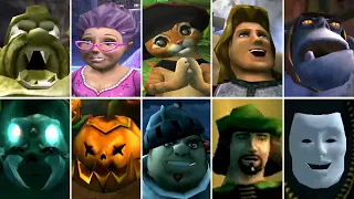 Shrek 2 (Game) - All Bosses & Mini Bosses