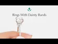 Your New Favorite Rings With Dainty Bands