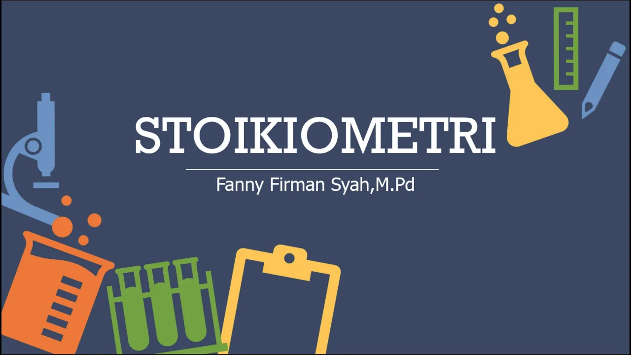 PENYETARAAN REAKSI KIMIA - STOIKIOMETRI - PART 1