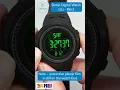 Skmei Digital Sports Watch 1251 Black Back light chronograph with split timer waterproof to 50m