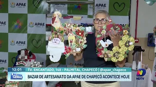 Bazar de artesanato da APAE mobiliza Chapecó em ação solidária